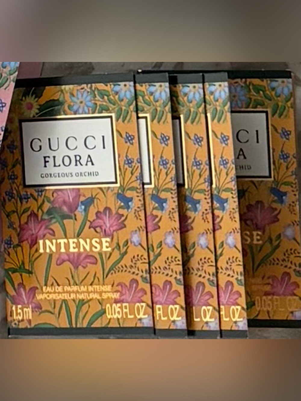 🆕🎀Gucci- 5*Flora Gorgeous Orchid Intense Eau de Parfum - 1.5mL*5samples